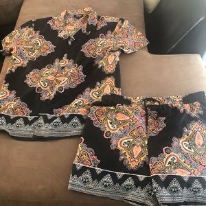 Men’s Boohoo Man designer shirt set.